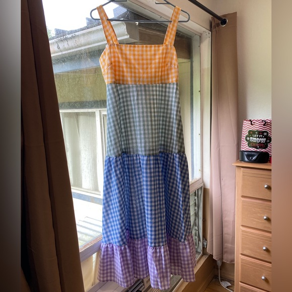 SOLD OUT SOLD Tiered pastel summer maxi Dress Wom - Picture 7 of 17